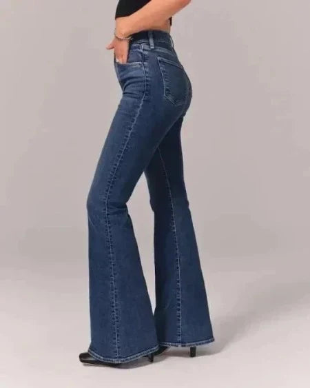 High Waist Flared Jeans