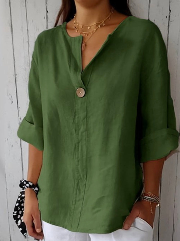 Lilliana | Casual V-Neck Blouse