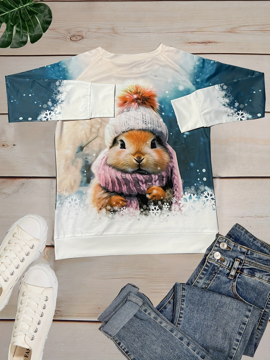 Sweat-shirt d'hiver mignon Alice™