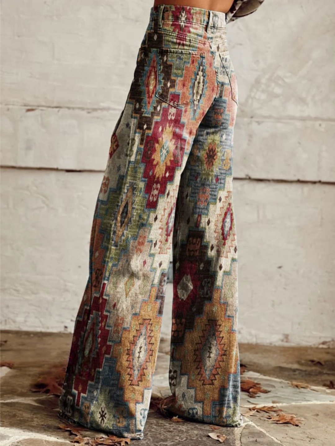 Sienna Boho Flared Pants – Free-Spirited Style with a Vintage Twist!