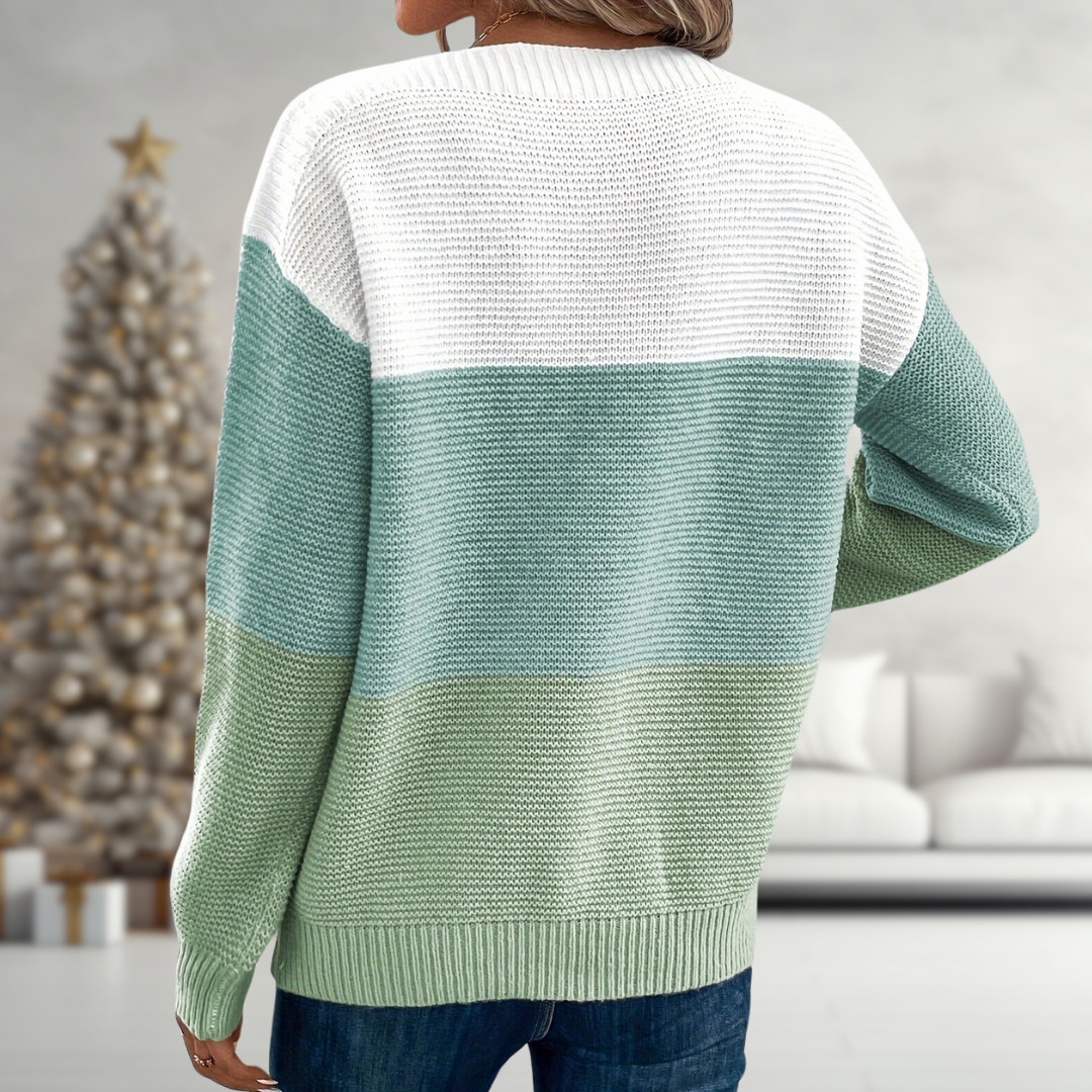 CLAUDIA™ | HANDMADE GRADIENT SWEATER