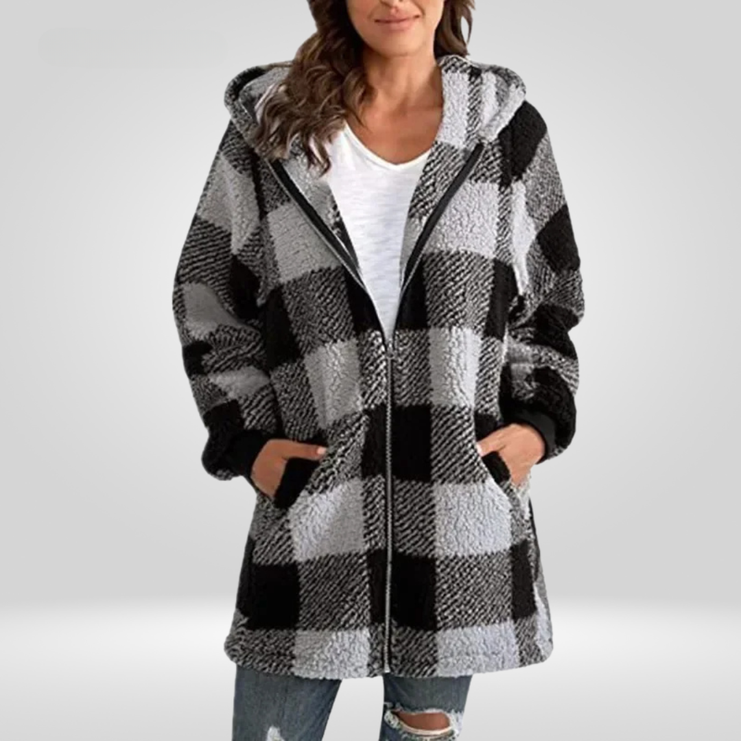 Mary™ Cozy Plaid Jacket