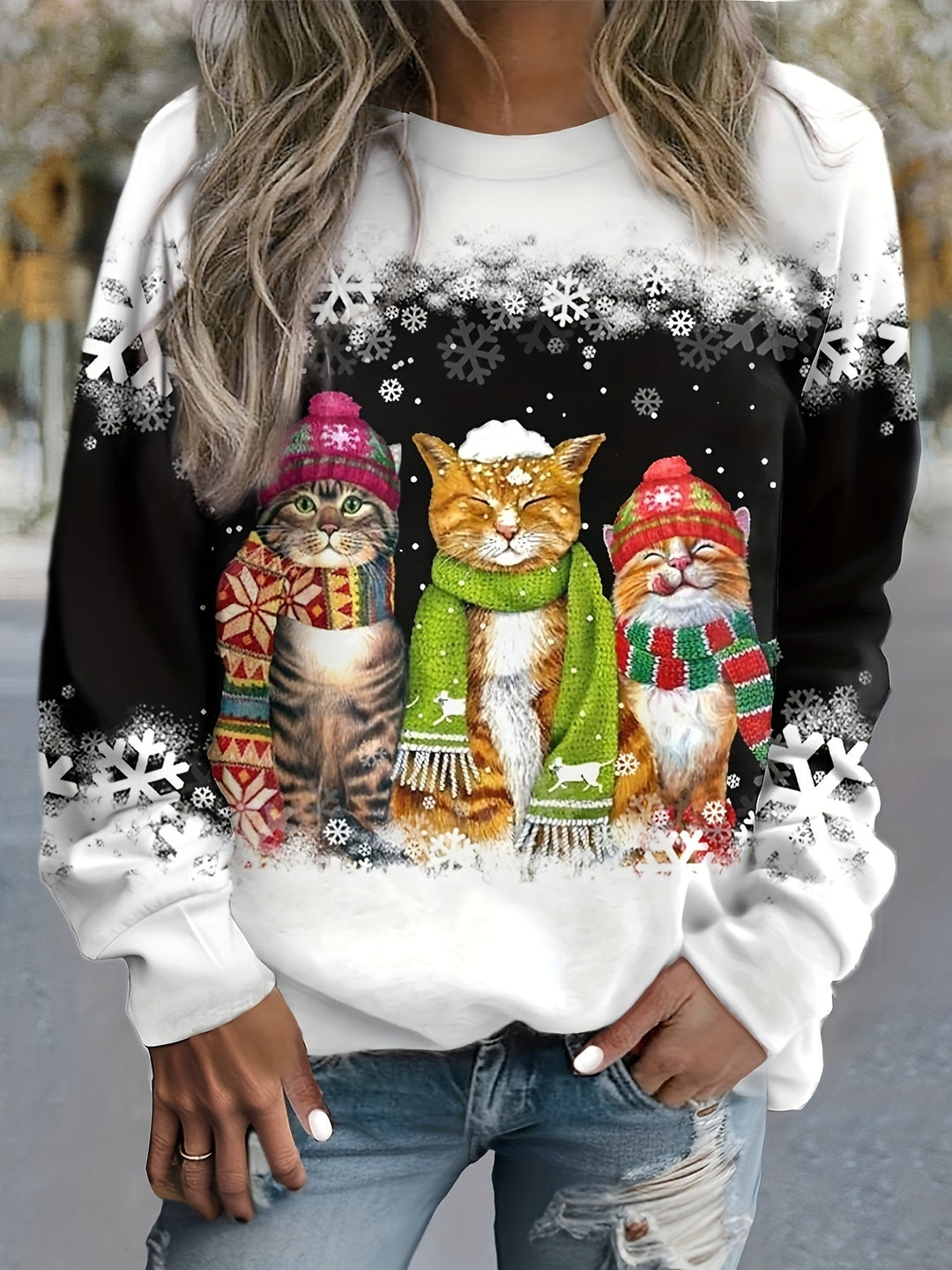 Wren™ | Pull d'hiver festif pour chat