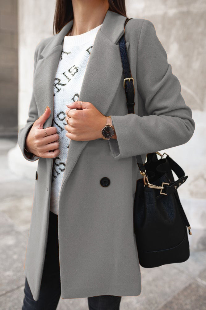 Teresa™ Elegant Lapel Coat