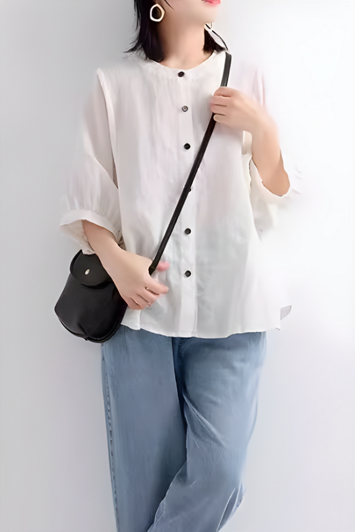 Breezy Linen Relax Blouse