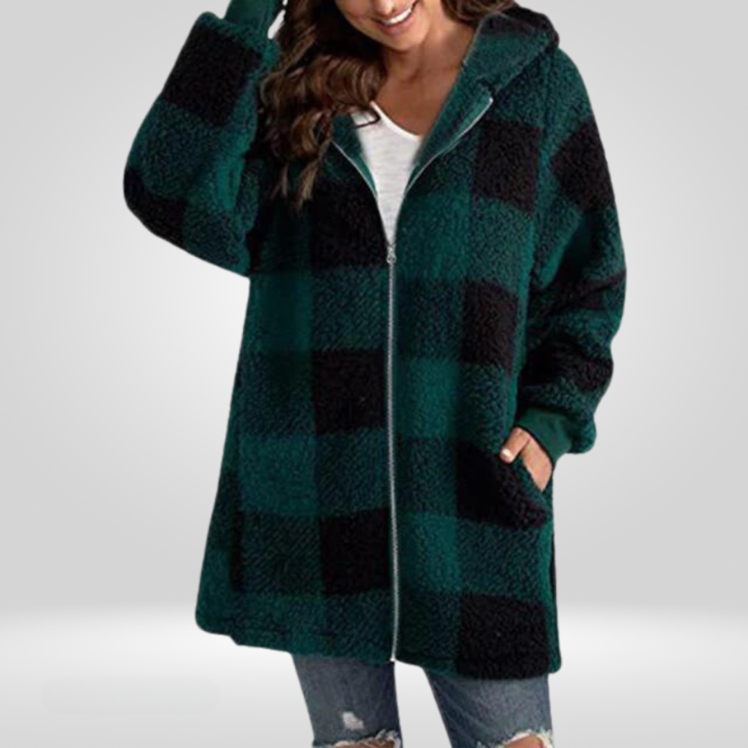 Mary™ Cozy Plaid Jacket