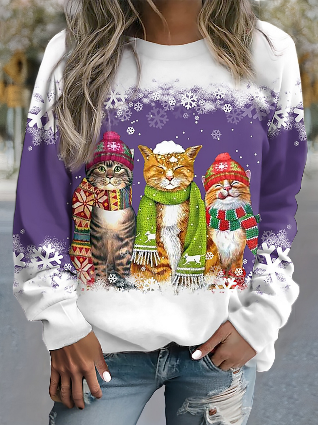 Wren™ | Pull d'hiver festif pour chat