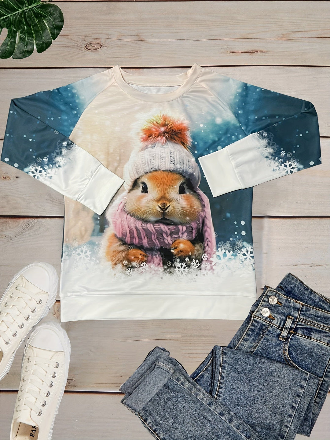 Sweat-shirt d'hiver mignon Alice™