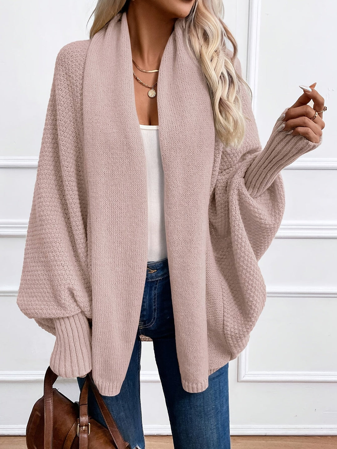 Cardigan en tricot à manches chauve-souris Emily™