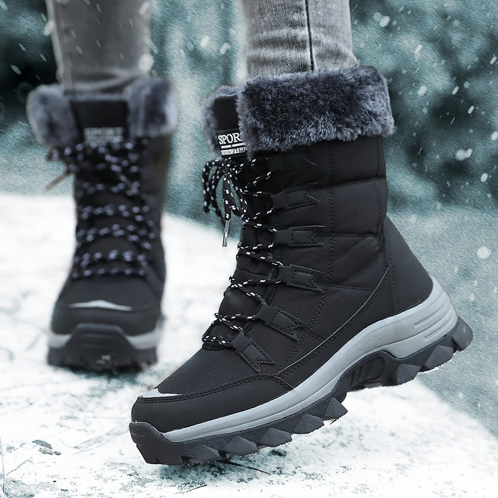 Maya - Waterproof Insulated Snow Boots with Faux Fur