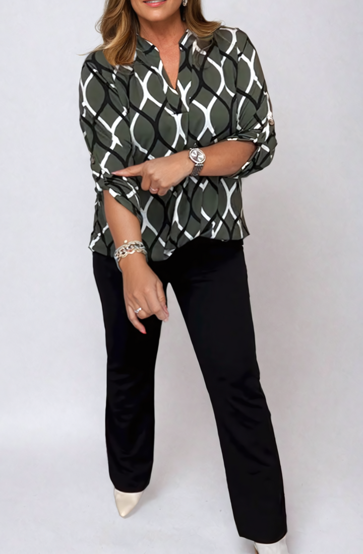 Grace/ Stylish Geometry Blouse