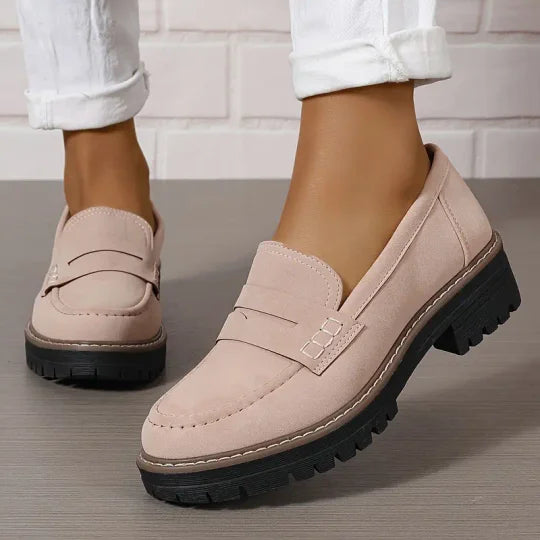 Nadia - Timeless Suede Loafers