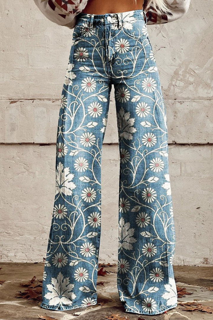 Celeste Vintage Flared Pants