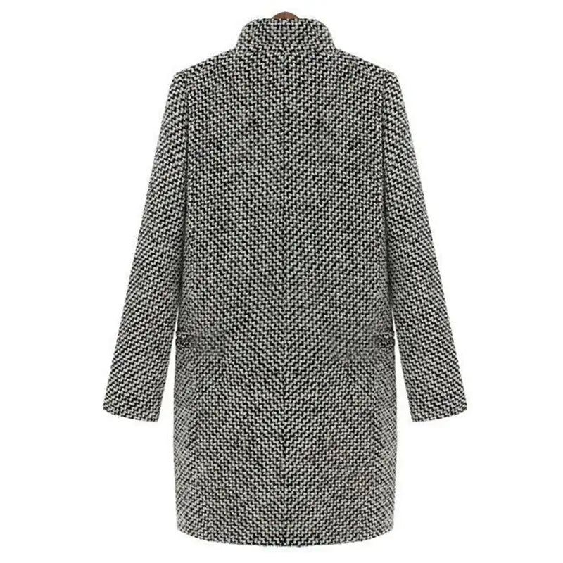 Evelyn/ Manteau d'hiver élégant en laine