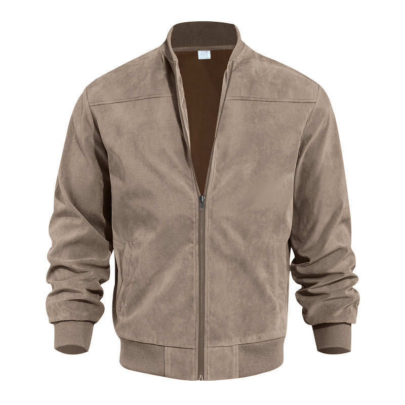 AeroSuede™ Classic Leather Bomber – Timeless Style & All-Day Comfort