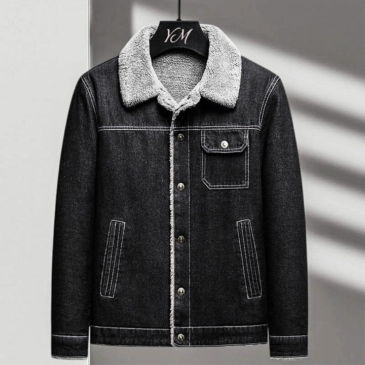 Calvin Denim Sherpa Jacket