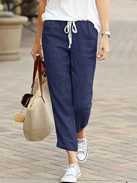 Breezy-Linen Trousers