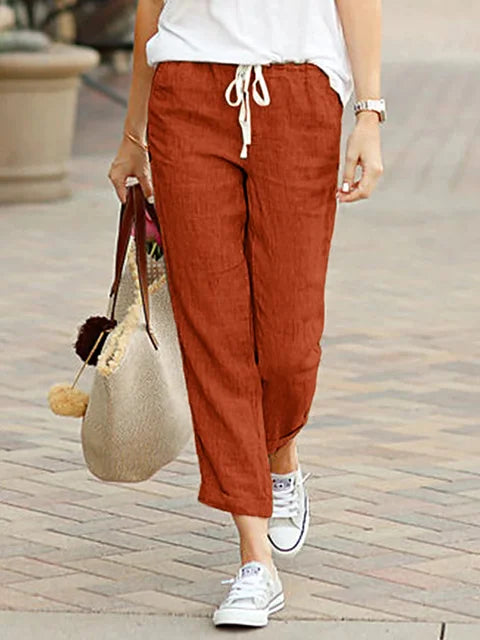 Breezy-Linen Trousers