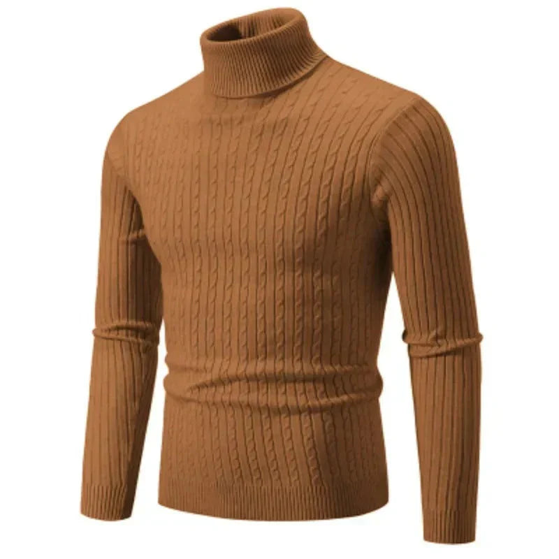 Rhaegar - Elegant and Warm Men's Turtleneck Sweater for Winter