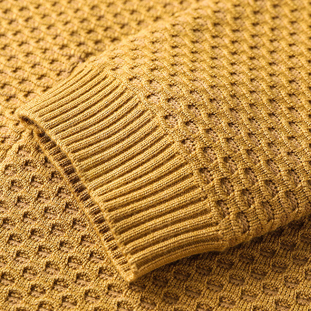 Alberto Honeycomb Knit Cardigan