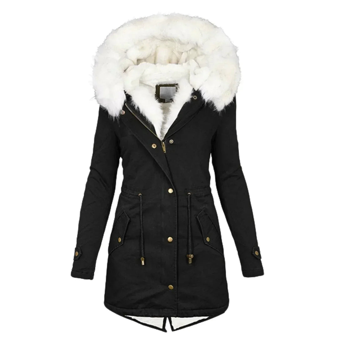 Giulia - Winter coat with fur lining