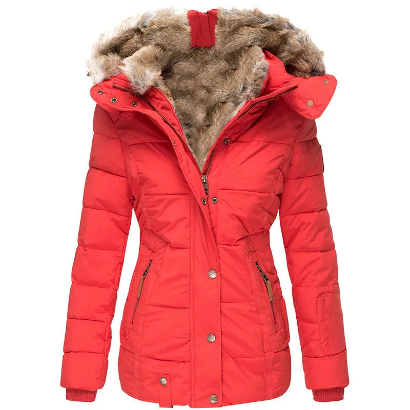 Belen - Warm winter coat with fur lining