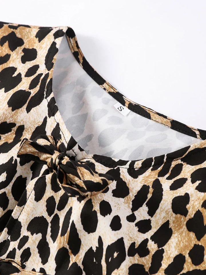 Leopard Chic Spring Top