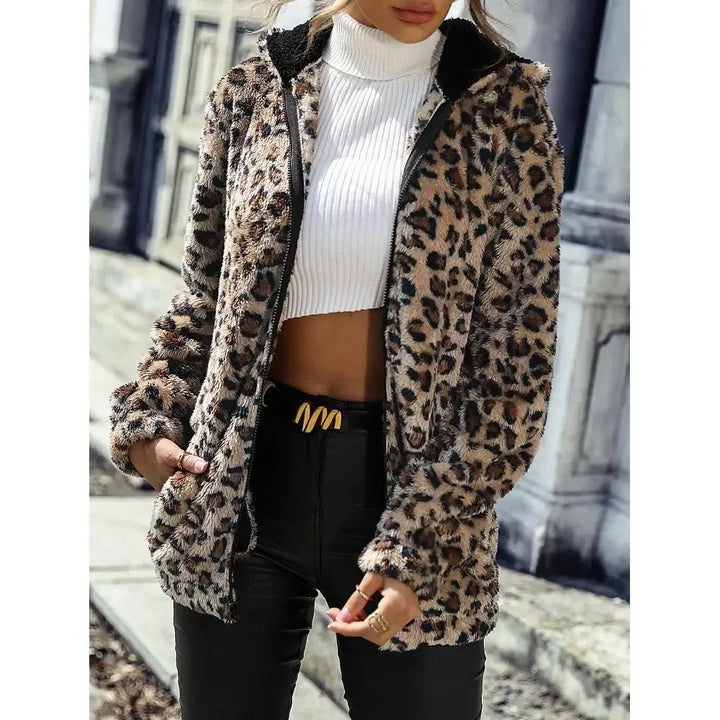 Michelle™ Cozy Leopard Jacket