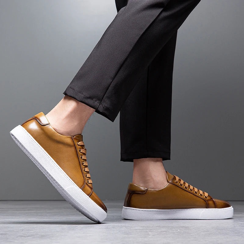 Franco - Panier en cuir pour homme