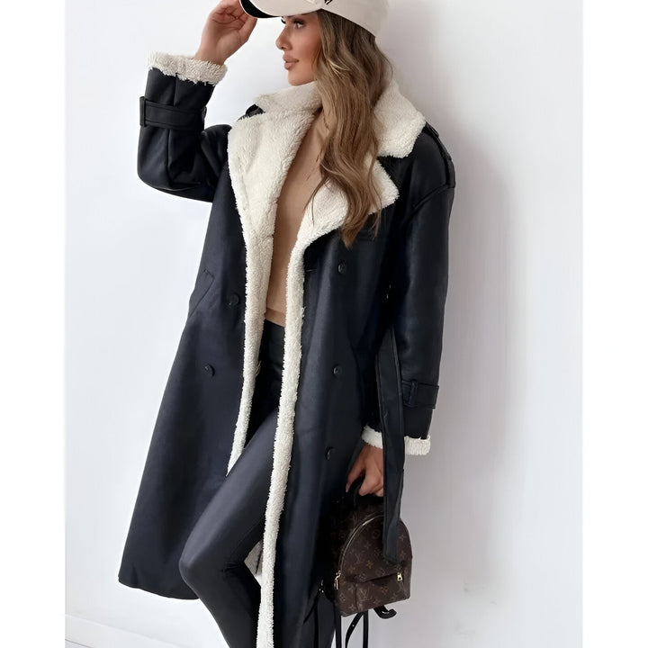 Amelia | Trench-coat luxueux doublé sherpa