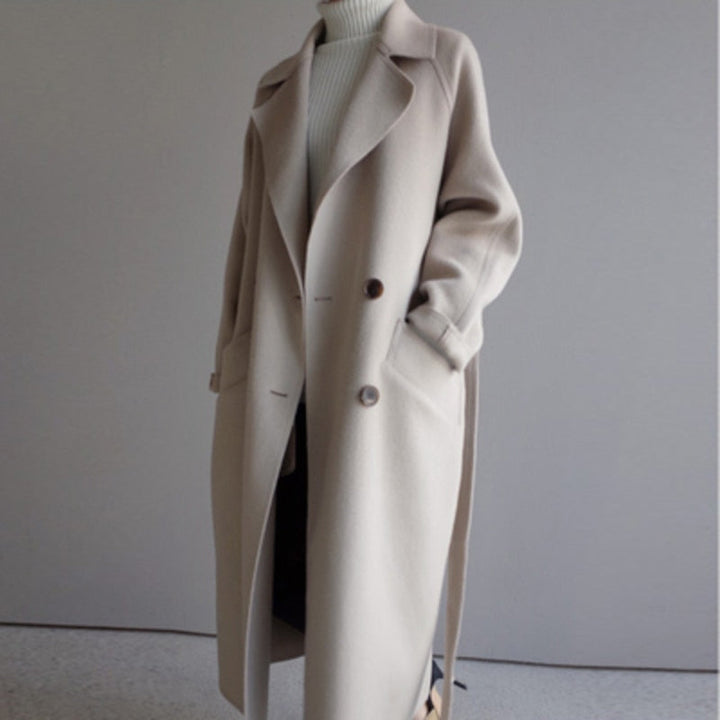 Clara - Trench-coat en laine pour femme