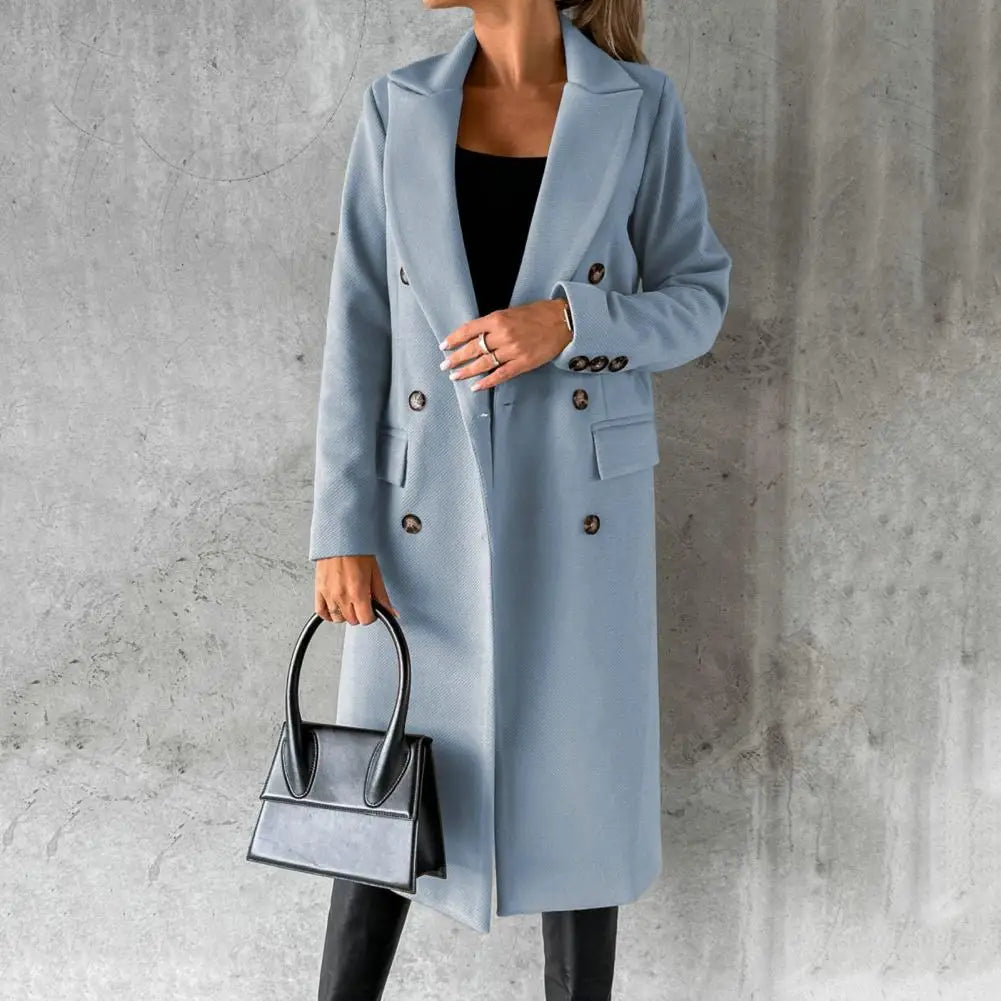 Trench-coat élégant en laine Judith™