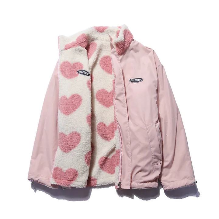 CozyAmor™️ | Manteau cœur double face - Édition limitée