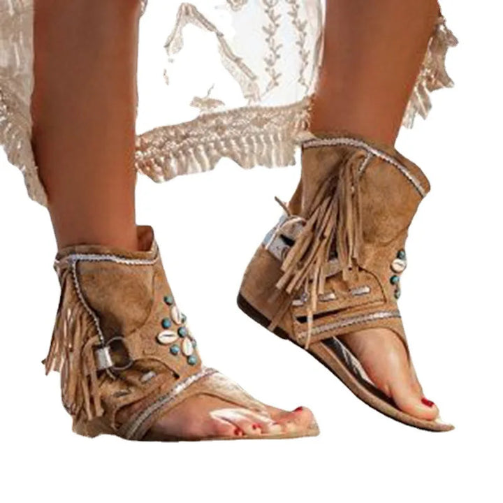 Hera© - Fringe Boho Sandals
