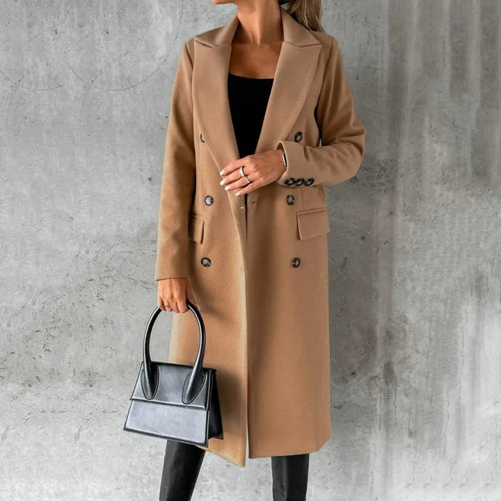 Trench-coat élégant en laine Judith™