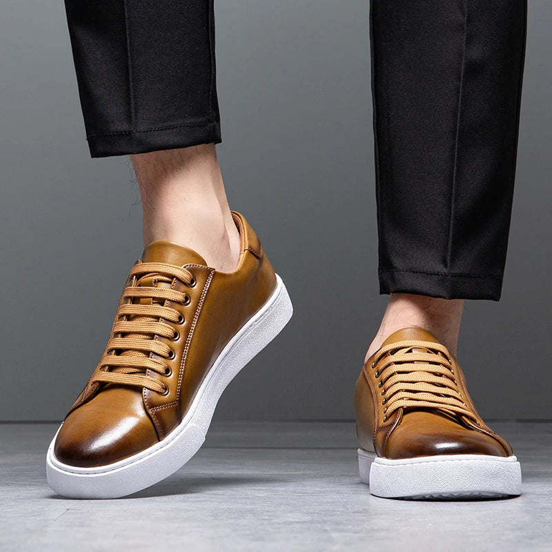 Franco - Panier en cuir pour homme