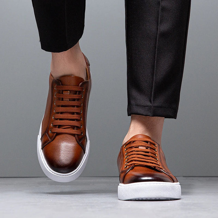 Franco - Panier en cuir pour homme