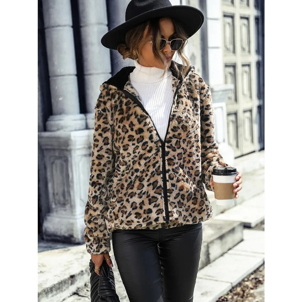 Michelle™ Cozy Leopard Jacket