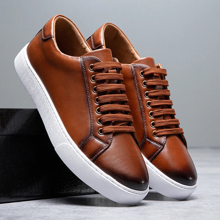 Franco - Panier en cuir pour homme