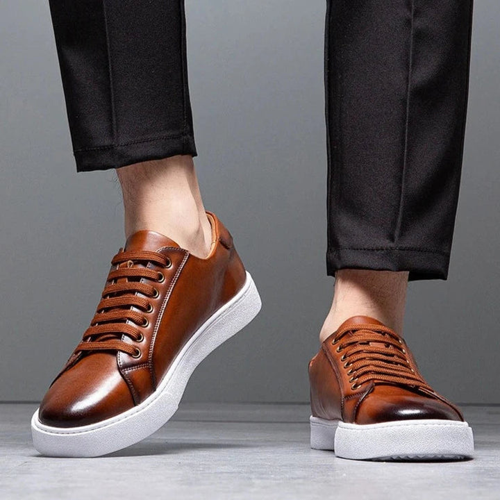 Franco - Panier en cuir pour homme