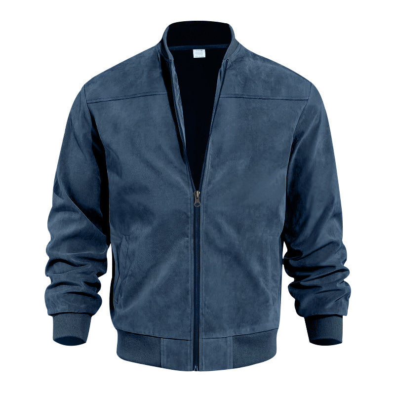 AeroSuede™ Classic Leather Bomber – Timeless Style & All-Day Comfort