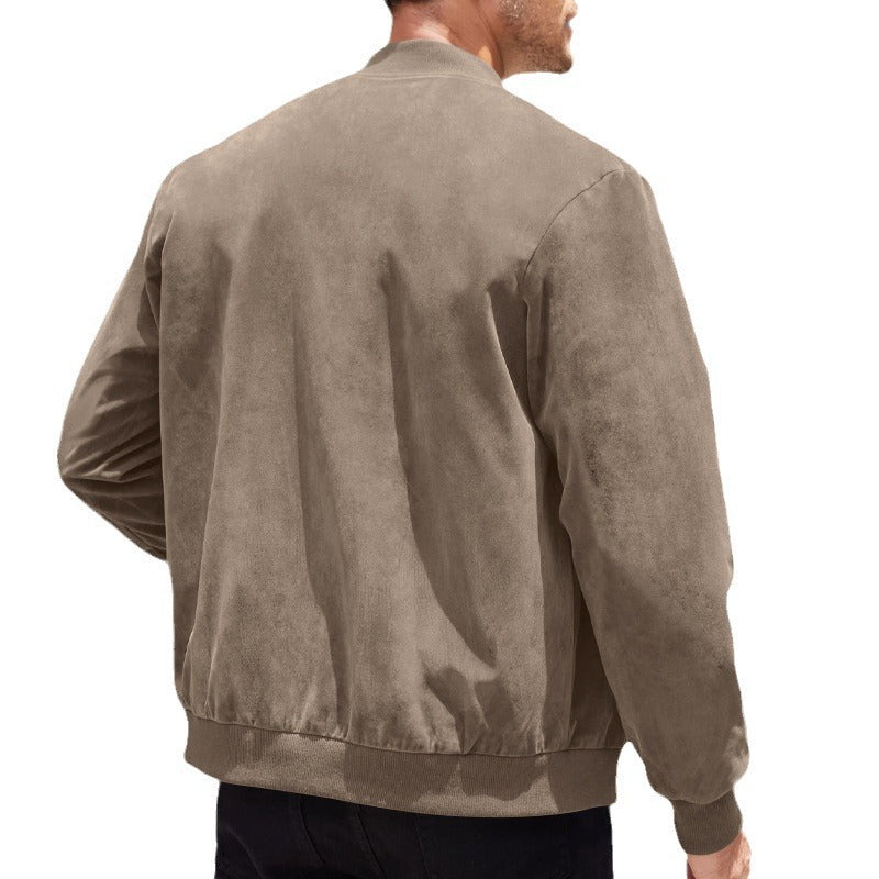 AeroSuede™ Classic Leather Bomber – Timeless Style & All-Day Comfort