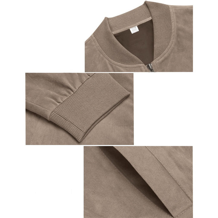 AeroSuede™ Classic Leather Bomber – Timeless Style & All-Day Comfort