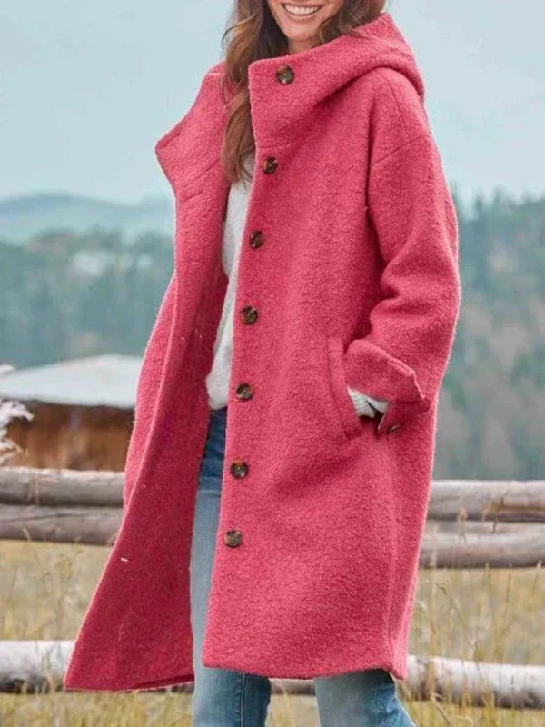 Serena | Luxe Wool-Blend Coat – Chic & Cozy