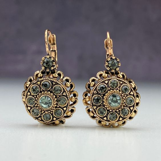 Gold Mandala Earrings