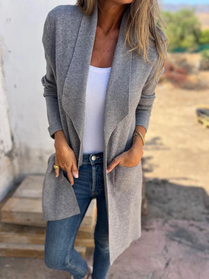 Luna™ Long Knit Cardigan – Effortless Elegance & Cozy Comfort