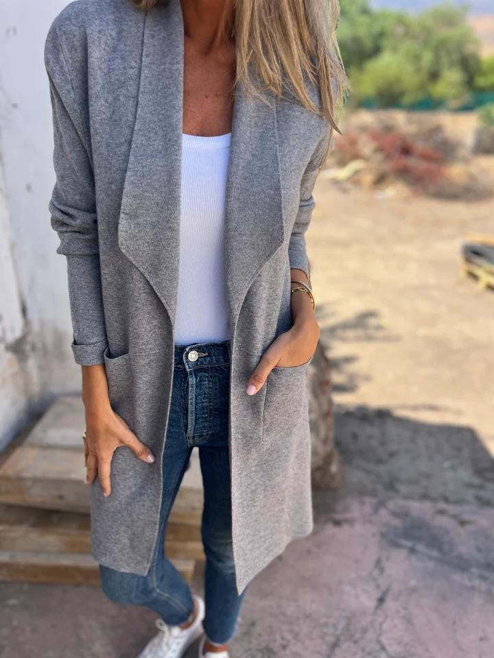 Luna™ Long Knit Cardigan – Effortless Elegance & Cozy Comfort