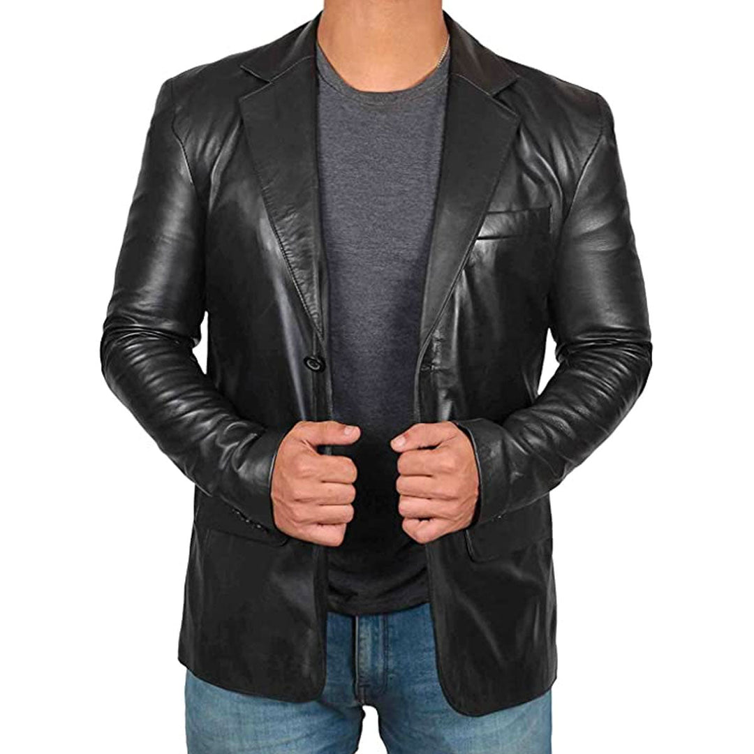 Marco | Leather Blazer for Men