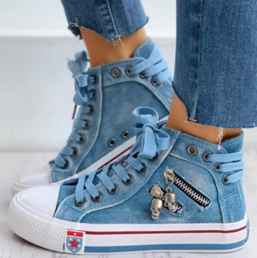 Shirly | Chaussures tendance en jean pour femmes