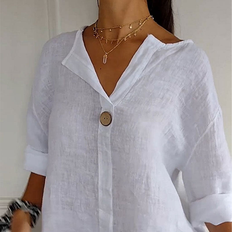 Lilliana | Casual V-Neck Blouse